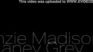 arched muses kenzie madison and laney grey with laz fyre in passionate threesome creampie.