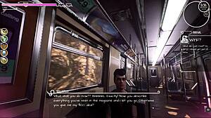 Wet Dream Of Innocent College Girl In Train!