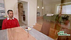 Stepson, We Test Your Blonde Girlfriend's Tight Tits