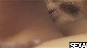 insatiable beauty sucks cock in a hot 69 before riding it hard