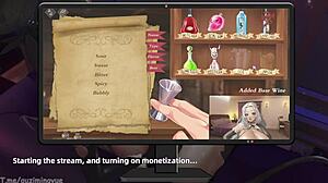 Succubus boss endures painful water torture for orgasm!