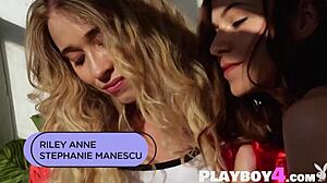 i enjoy watching these small-tits milfs pose naked together.