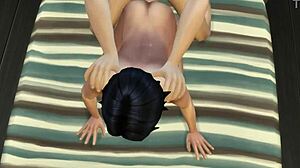 3d anime cartoon where friend gets fucked hard