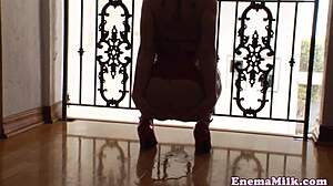 Hey babe, wanna see me squirt after getting bent over in stockings?