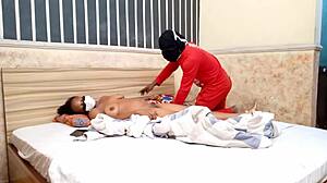 Skinny Friend Fucked By Arm Rubber