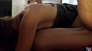 French Amateur in Stockings Gets Bold Fuck and Rimjob