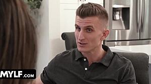 hot fitness milf riley jacobs bangs young photographer and swallows!