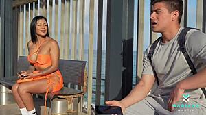 Mariana Martix Fucks Stranger Outdoors