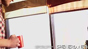 Fucking a Nerdy European Slut in Missionary Feels So Gripping