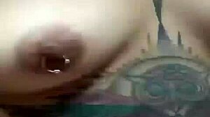 Dana barzagli masturbates alone