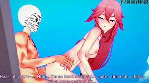 Yae Miko Bikini Sex on Beach Genshin Impact