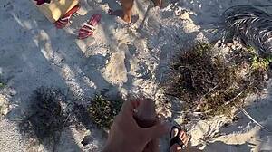 Hot Latina Wife Met at Beach Taken to Dunes