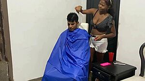 latina gay stud gets a haircut and ends up banging stylist hard