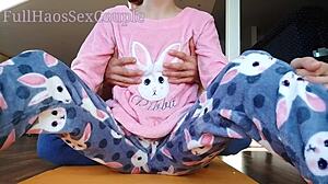 morning groping leads to cum with neighbors listening