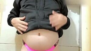 Safada in Thong Panties Showing Off Her Ass