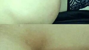 i fuck her tight pussy with big clit and big natural tits bouncing hard in missionary