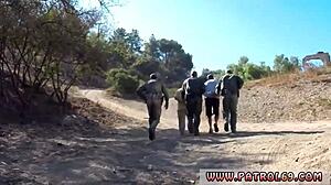 teen gape strip search leads to hot outdoor sex