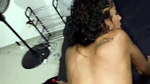 Latin girl enjoys time with white amateur friend