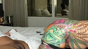 santana red gets fucked good after massage