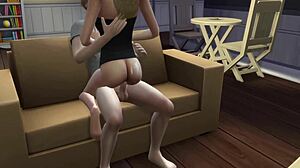 anime fuck with teen friend ends in blowjob in shower