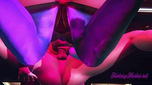 League of Legends Hentai: Ahri Star Guardian in Hard Sex Scene