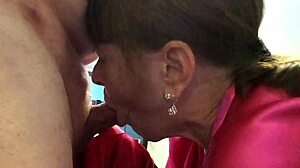 Granny Carmen's fantastic cock sucking skills