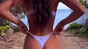 Watch this compilation of ass worshiping in Boutinela swimwear!