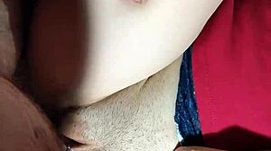 asian milf pussy covered in creampie