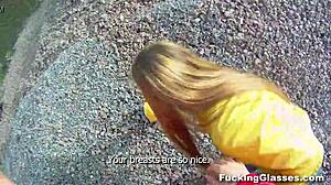 Fucking Glasses - Banged Emma on Construction Site in Teen-Porn