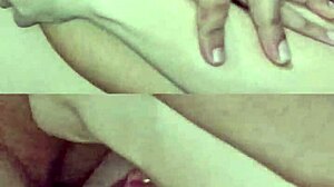 i fuck her tight pussy with big clit and big natural tits bouncing hard in missionary