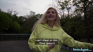 stunning blonde euro babe moans 'fuck me deep'