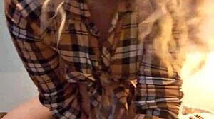 Behind the scenes bloopers featuring elena