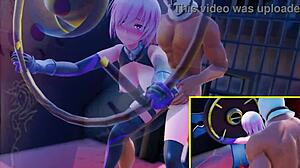Fate Grand Order Mash Kyrielight Nude Sex Compilation Featuring Big Tits Creampie in 3D Hentai Scenes