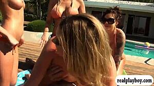 Big Boobs Babes Share Hard Cock!