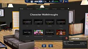 Curvy hotties tease in Harem Hotel 406 with big assets.