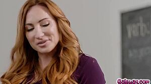 Student Gal Ritchie in Wild Lesbian Threesome With Professors