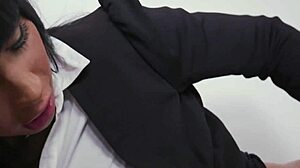 Is Valentina Ricci's Ass Ready for Christian Clay's Monster Cock in the Office Bathroom?