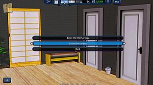 Curvy hotties tease in Harem Hotel 406 with big assets.