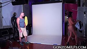 i'm watching this good looking milf with big tits get hammered hard doggy style