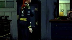 Biker chicks in hentai orgy blowjob!