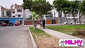 Learn how to fuck this 20-year-old Peruvian street vendor Kari with her amazing ass in a public tutorial.