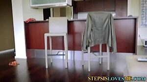 hey, this teen stepsis gets fucked pov with big interracial cock and blowjob