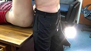 Violet Navy Casting Turns Brutal on California Sofa!