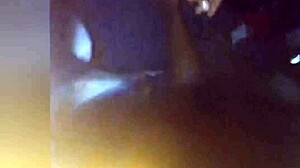 Ebony newcomer spreads her big ass in doggystyle for monster cock in first scene.