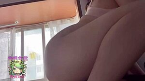 Asian Girl In Costume Gives Barefoot Blowjob And Rides Wet Pussy