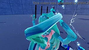 Blue k nights ［ray-mmd 3d vr180］cat fate cosplay adult miku［girls］