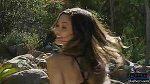 Tiny Brunette Teen 18+ Dances Hot. Strips Down for Wild Modeling!