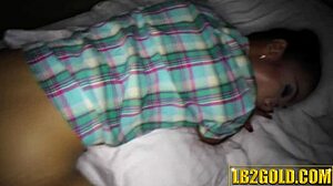 Shemale rips clothes, fingers ass, teases monster cock!