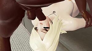 wbp397 interracial workout with deepthroat double penetration anal and cum