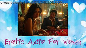 guy beats girl in poker game then fucks her on hotel bed